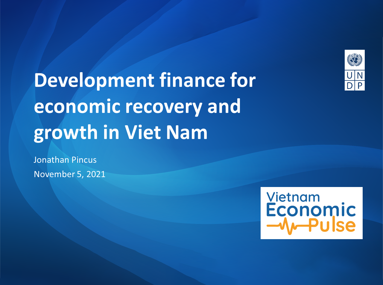 Development finance for economic recovery and growth in Viet Nam (ppt)
